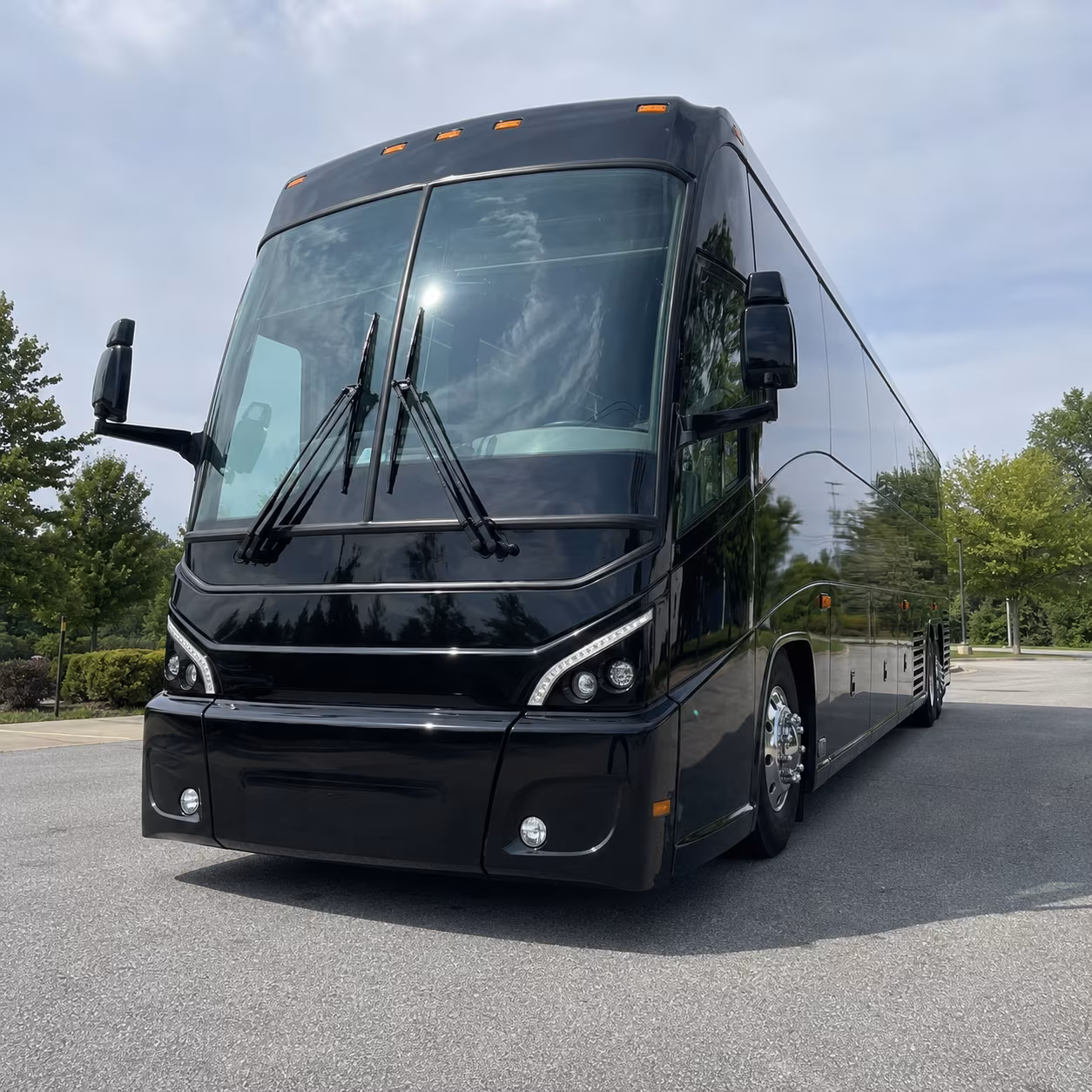 Arlington arlington airport transportation party bus exterior