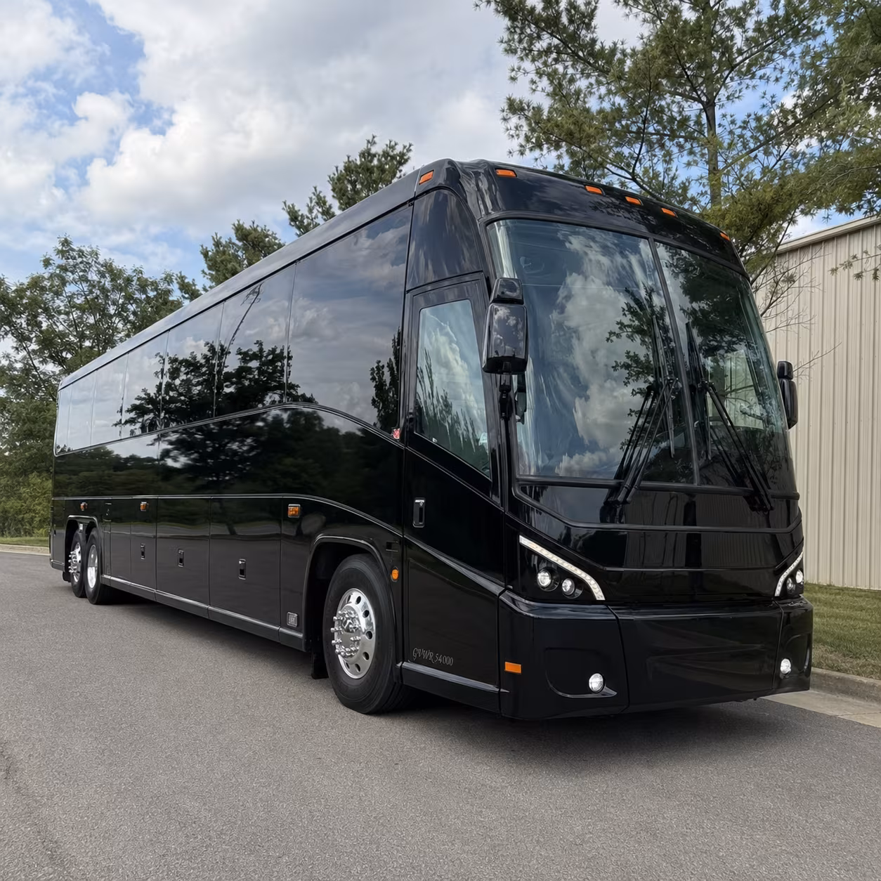 Arlington arlington airport transportation party bus exterior