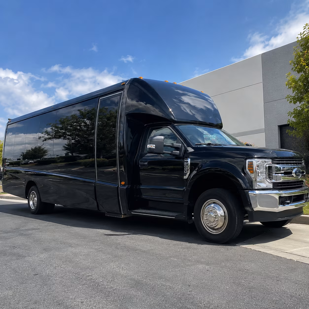 Arlington arlington school event bus rental party bus exterior
