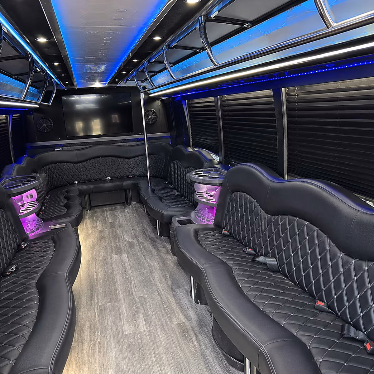 Arlington arlington winery tour pub crawl party bus rental party bus interior