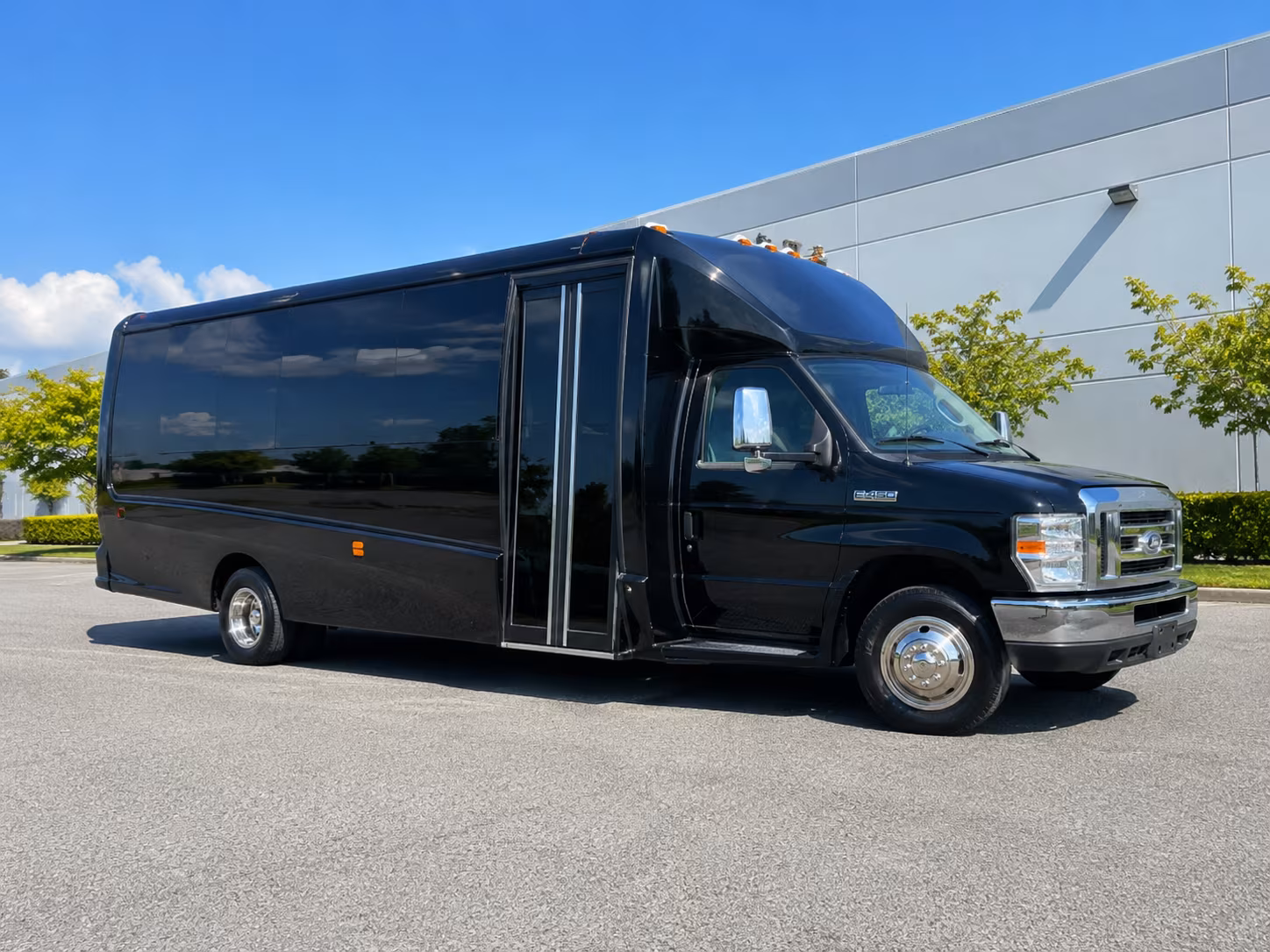 Arlington Private Event Transportation party bus interior