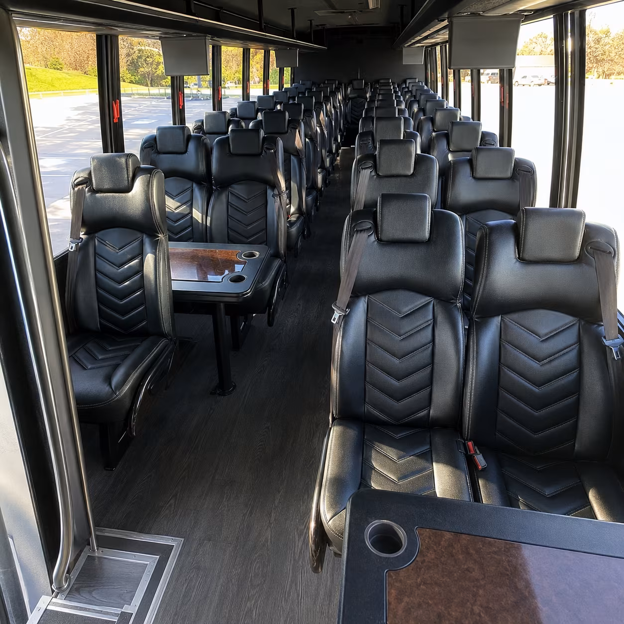 Arlington School Event Transportation onboard seating
