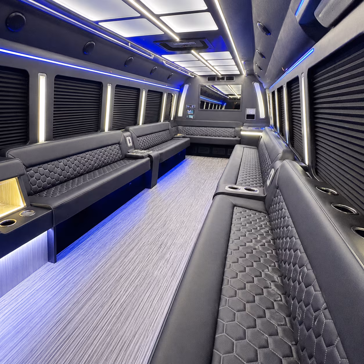 Arlington Sporting Event Transportation onboard seating