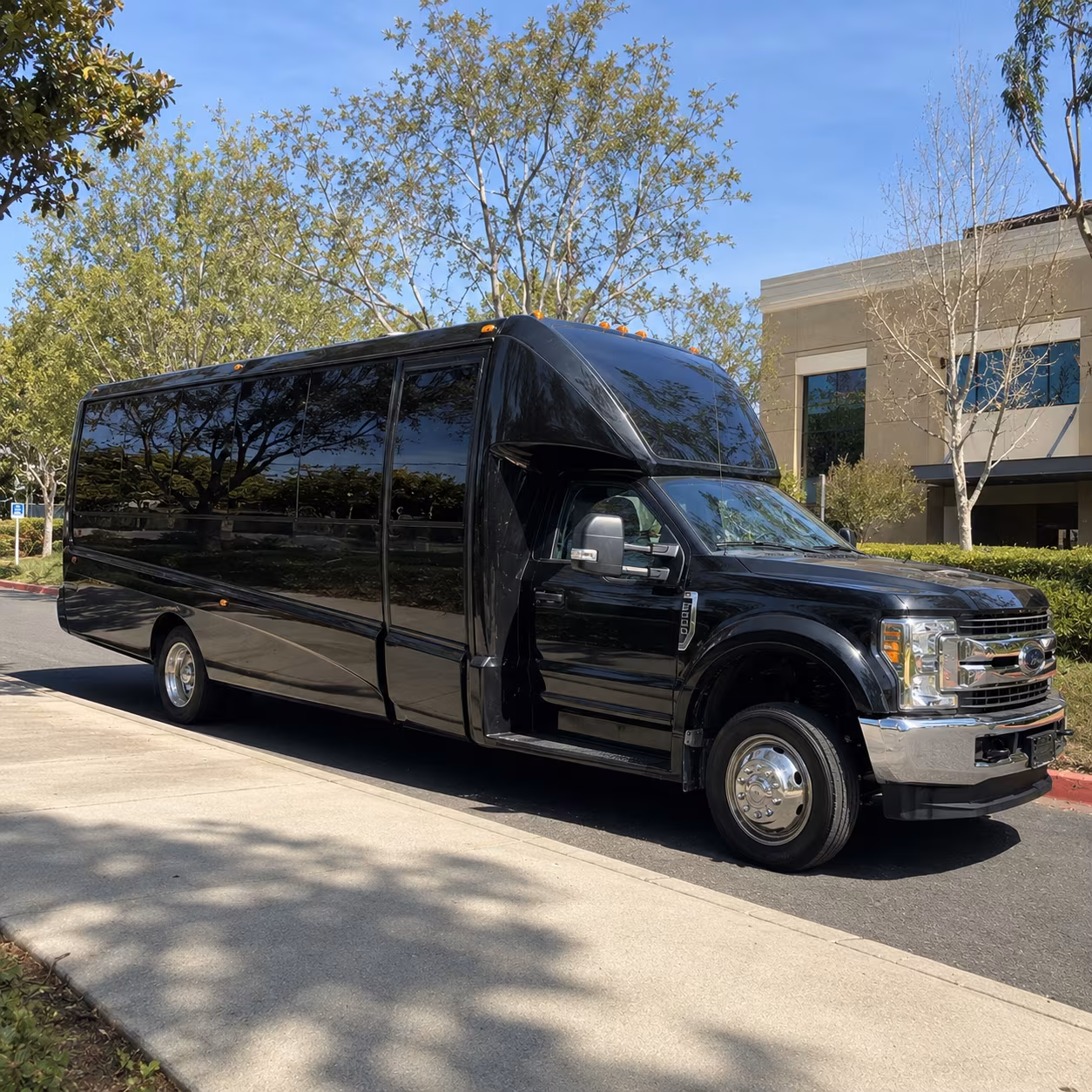 Arlington Sporting Event Transportation party bus interior