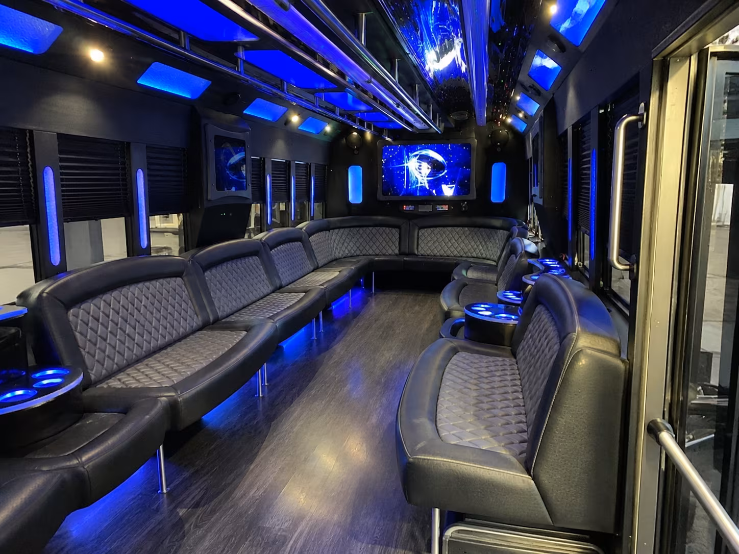 Minibus interior