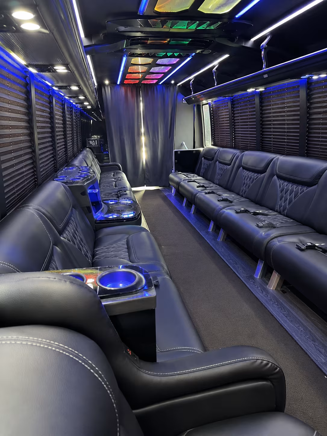 Minibus interior