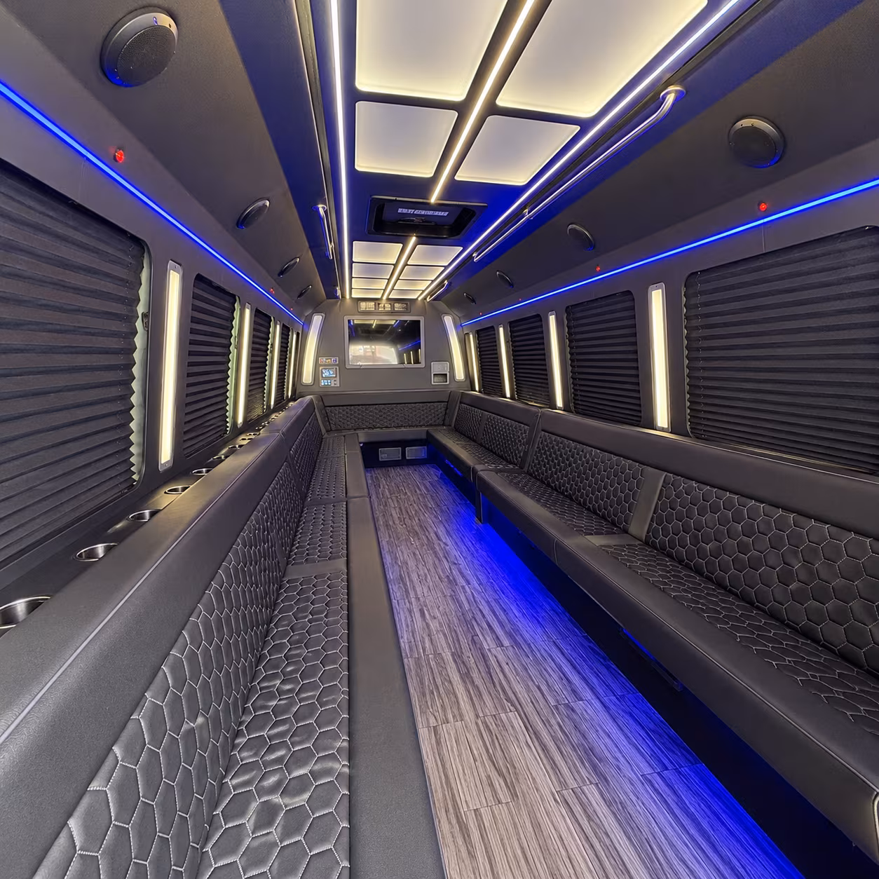 Minibus interior