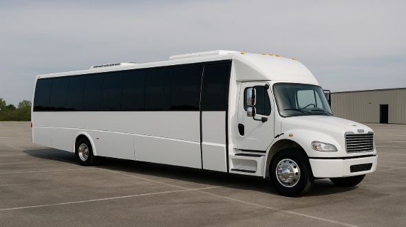 Exterior of Charter Bus Company Arlington's 35 Passenger Minibus in Arlington