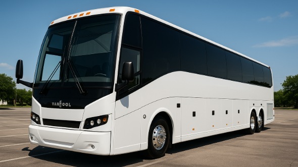 Exterior of Charter Bus Company Lewisville's 40 Passenger Party Bus in Lewisville