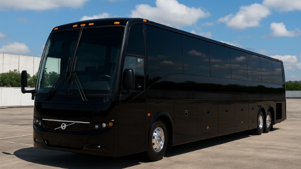 Exterior of Charter Bus Company Arlington's 45 Passenger Charter Bus in Arlington