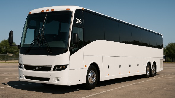 Exterior of Charter Bus Company Arlington's 48 Passenger Charter Bus in Arlington
