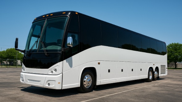 Exterior of Charter Bus Company Arlington's 51 Passenger Charter Bus in Arlington